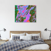 Sour Marble Canvas Print Leinwanddruck (Insitu (Schlafzimmer))