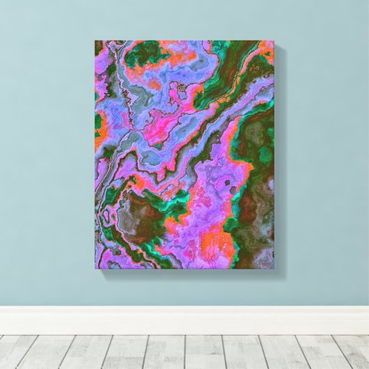 Sour Marble Canvas Print Leinwanddruck (Insitu (Holzboden))