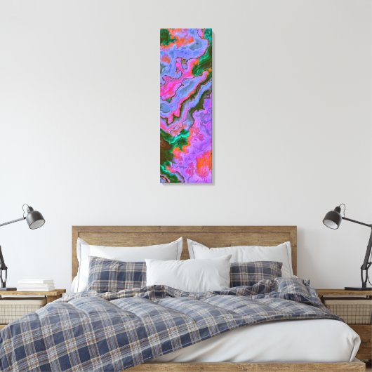 Sour Marble Canvas Print Leinwanddruck (Insitu (Schlafzimmer))