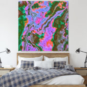 Sour Marble Canvas Print Leinwanddruck (Insitu (Schlafzimmer))