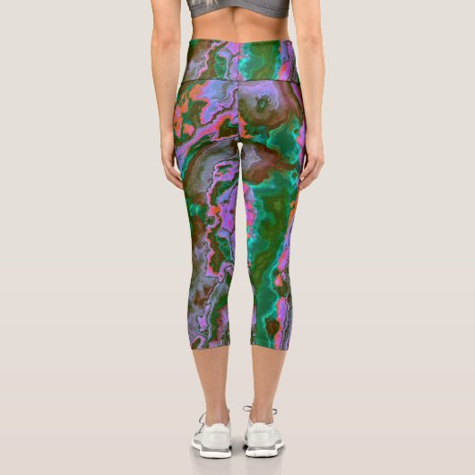 Sour Marble Capri Leggings (Rückseite)