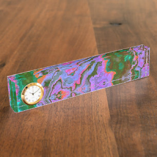 Sour Marble Desk Name Plate Namensplakette