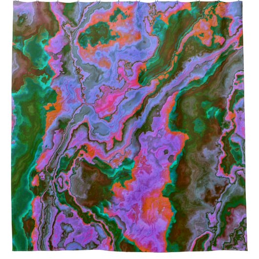 Sour Marble Duschvorhang (Vorderseite)