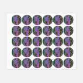 Sour Marble Etiketten (Blatt)