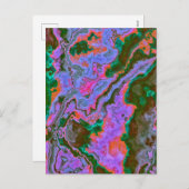 Sour Marble Feiertagspostkarte (Vorne/Hinten)