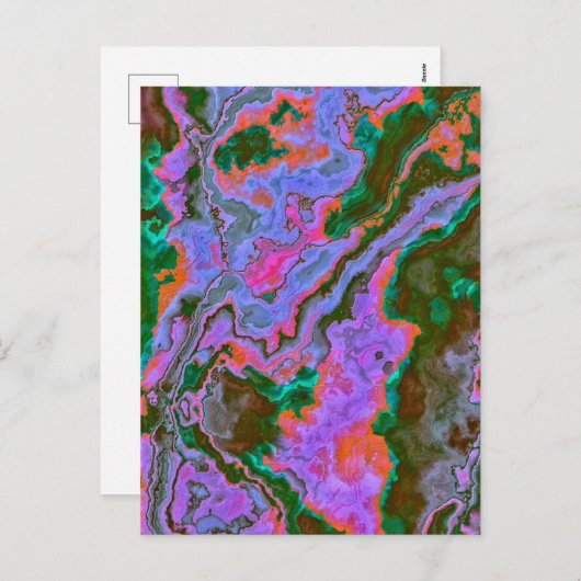 Sour Marble Feiertagspostkarte (Vorne/Hinten)