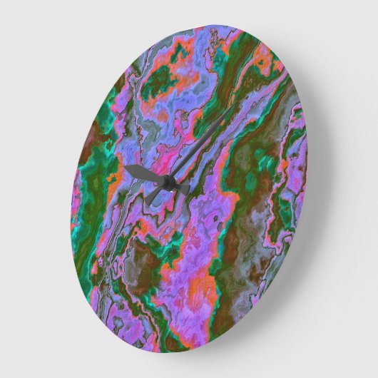 Sour Marble Große Wanduhr (Winkel)