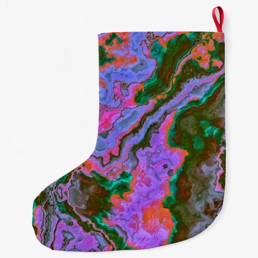 Sour Marble Großer Weihnachtsstrumpf (Rückseite)