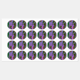 Sour Marble Labels Etiketten