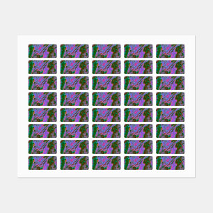 Sour Marble Labels Etiketten