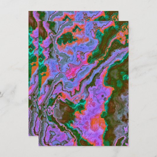 Sour Marble Menu Menükarte (Vorne/Hinten)