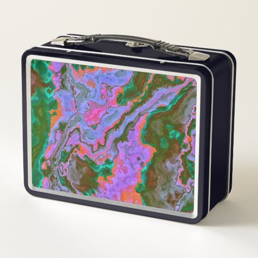 Sour Marble Metal Lunch Box (Rückseite)