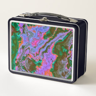 Sour Marble Metal Lunch Box