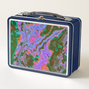 Sour Marble Metal Lunch Box