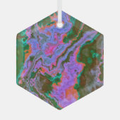 Sour Marble Ornament Aus Glas (Vorderseite)