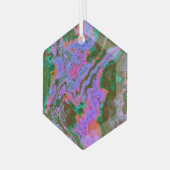 Sour Marble Ornament Aus Glas (Vorderseite Links)