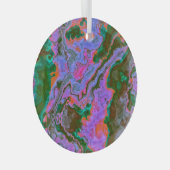 Sour Marble Ornament Aus Glas (Vorderseite Rechts)