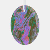 Sour Marble Ornament Aus Glas (Vorderseite links)