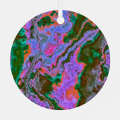 Sour Marble Ornament Aus Metall (Rückseite)