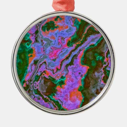 Sour Marble Ornament Aus Metall (Vorne)