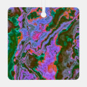 Sour Marble Ornament Aus Metall (Rückseite)