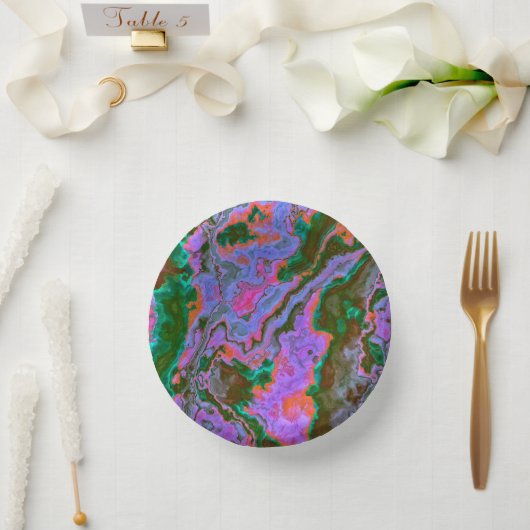 Sour Marble Pappteller (Hochzeit)