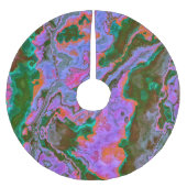 Sour Marble Polyester Weihnachtsbaumdecke (Vorderseite)