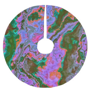 Sour Marble Polyester Weihnachtsbaumdecke