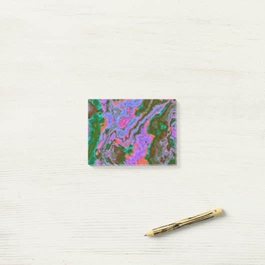 Sour Marble Post-it Notes Klebezettel (Auf Schreibtisch)