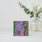 Sour Marble Quadratische Visitenkarte (Stehend Vorderseite)