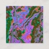 Sour Marble Quadratische Visitenkarte (Vorderseite)