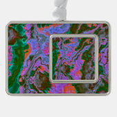 Sour Marble Rahmen-Ornament Silber (Vorderseite)