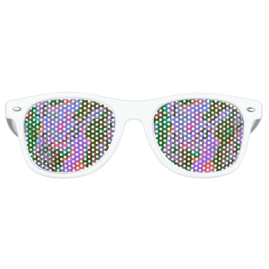 Sour Marble Retro Sonnenbrille (Vorderseite)
