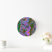 Sour Marble Runde Wanduhr (Zuhause)