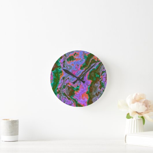 Sour Marble Runde Wanduhr (Zuhause)