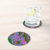 Sour Marble Runder Pappuntersetzer (Vor Ort)
