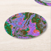 Sour Marble Runder Pappuntersetzer (Angewinkelt)