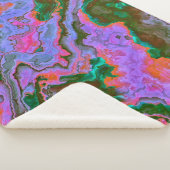 Sour Marble Sherpa Blanket Sherpadecke (3/4)