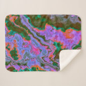 Sour Marble Sherpa Blanket Sherpadecke (Vorderseite (Horizontal))