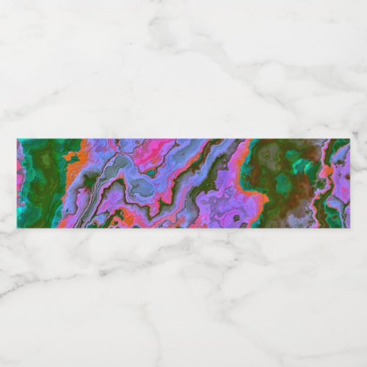 Sour Marble Wasserflaschenetikett (Einzelnes Label)