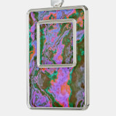 Sour Marble Weihnachtsschmuck Rahmen-Ornament Silber (Links)