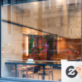 Sour Marble Window Cloning Fensteraufkleber (Café-Fenster)