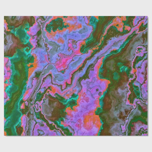 Sour Marble Wrapping Paper Geschenkpapier (Flach)