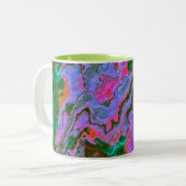 Sour Marble Zwei-Tone-Kaffee-Tasse Zweifarbige Tasse (Vorderseite Links)