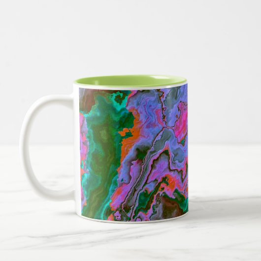 Sour Marble Zwei-Tone-Kaffee-Tasse Zweifarbige Tasse (Links)