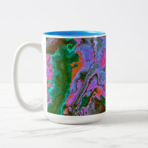 Sour Marble Zwei-Tone-Kaffee-Tasse Zweifarbige Tasse