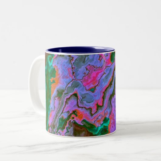 Sour Marble Zweifarbige Tasse (Vorderseite Links)