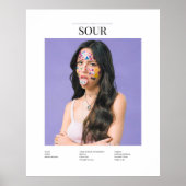 Sour OliviaRodrigo Poster (Vorne)