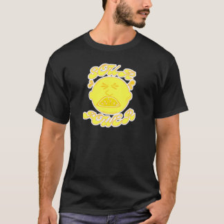 Sour Power Funny Lemon Cartoon Sprichwort T-Shirt