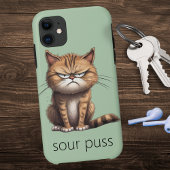 Sour Puss Funny Case-Mate iPhone Hülle